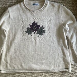 Vintage knit fall sweater